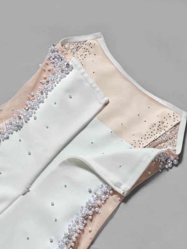 HERVE Party dress Glass beads wedding 2 Color's