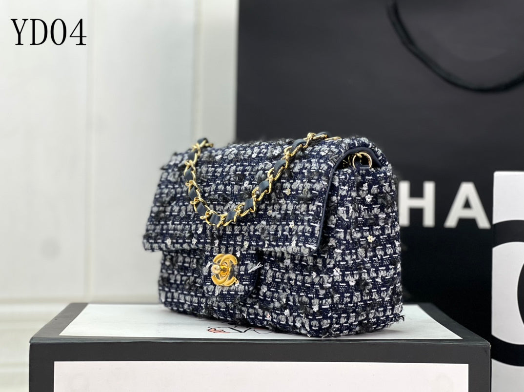 CHL TWEED Bag  13 Color 's Small  20 cm