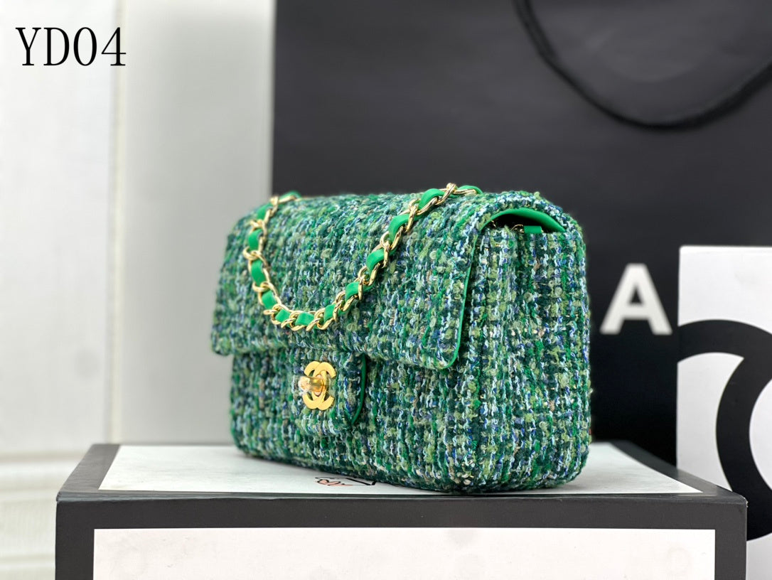 CHL TWEED Bag  13 Color 's Small  20 cm