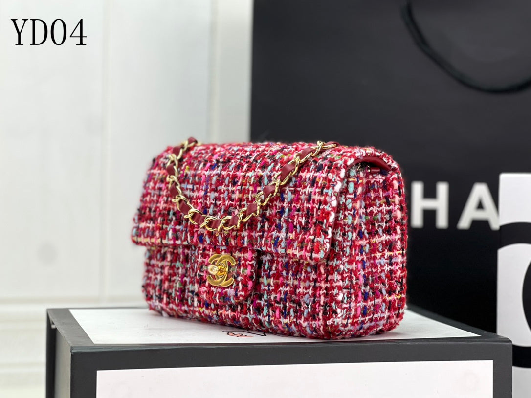 CHL TWEED Bag  13 Color 's Small  20 cm