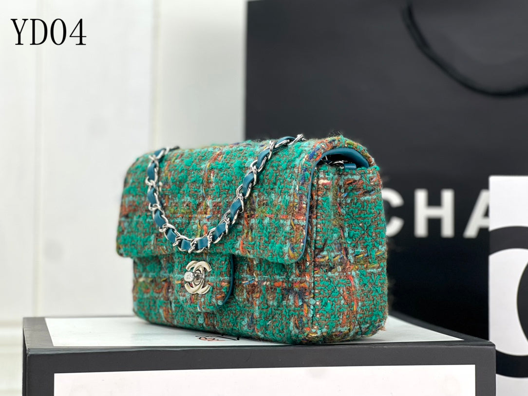 CHL TWEED Bag  13 Color 's Small  20 cm