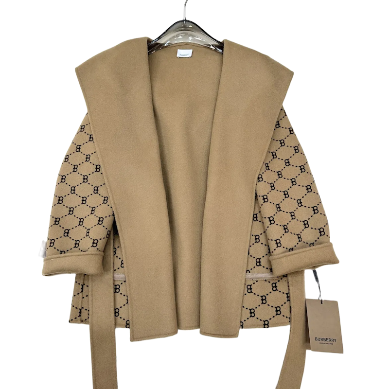 BURBBER  Hooded Woman Wool Jacket Limited