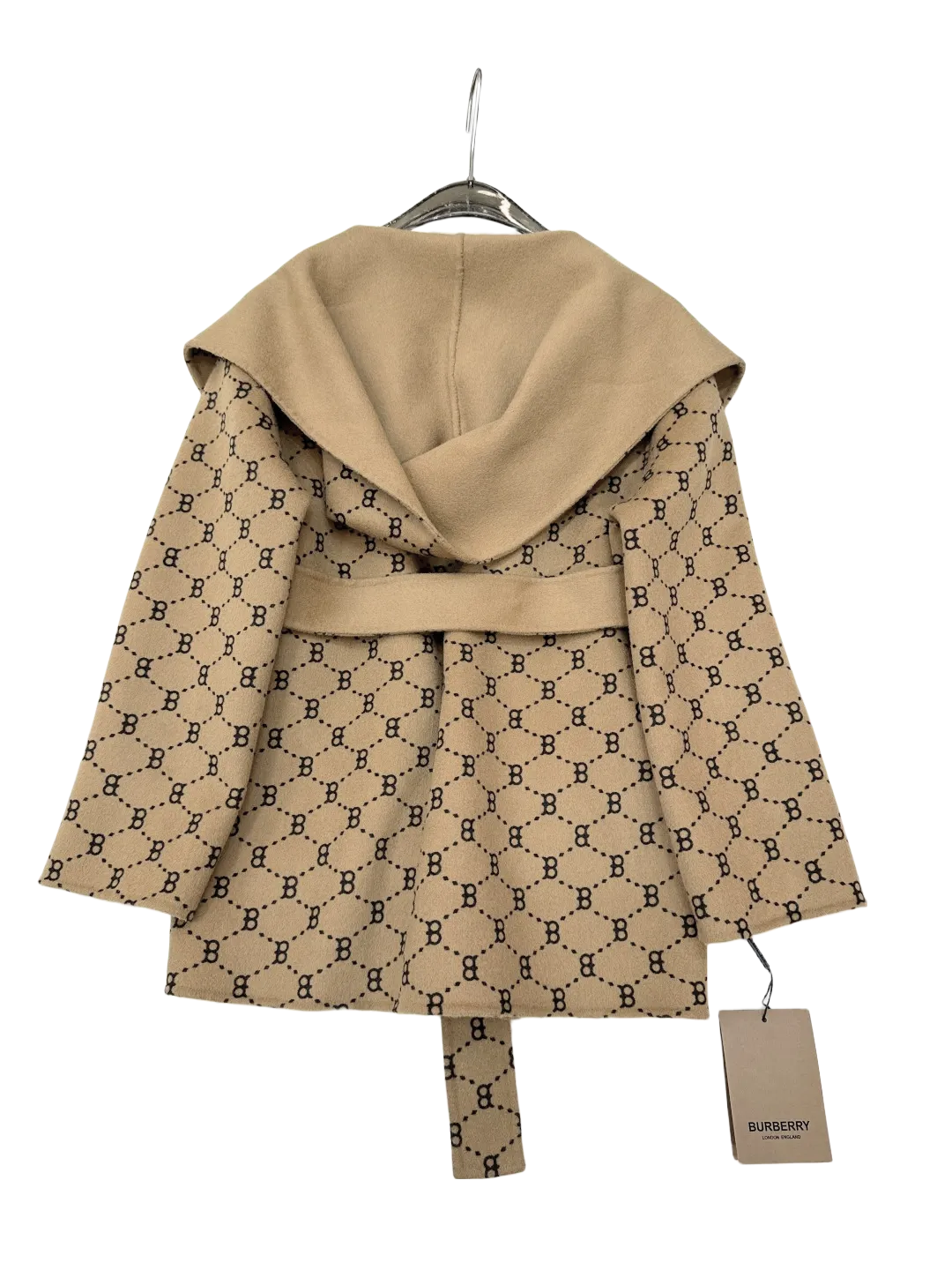 BURBBER  Hooded Woman Wool Jacket Limited