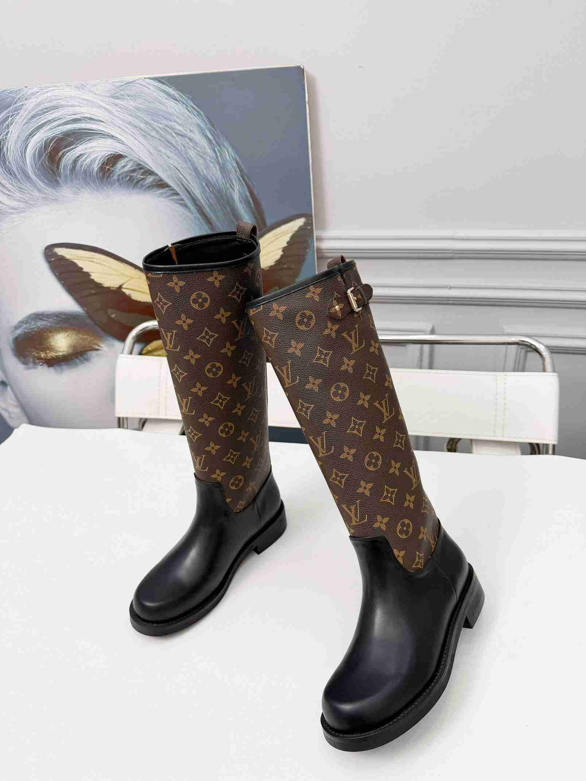 LU Boots monogram High