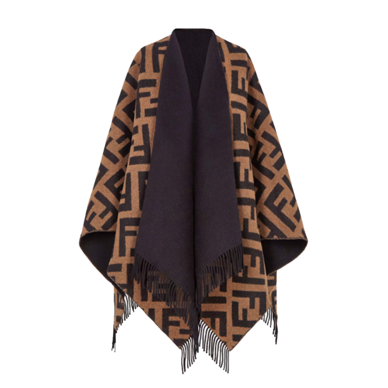 FEN wool Scarf Cape