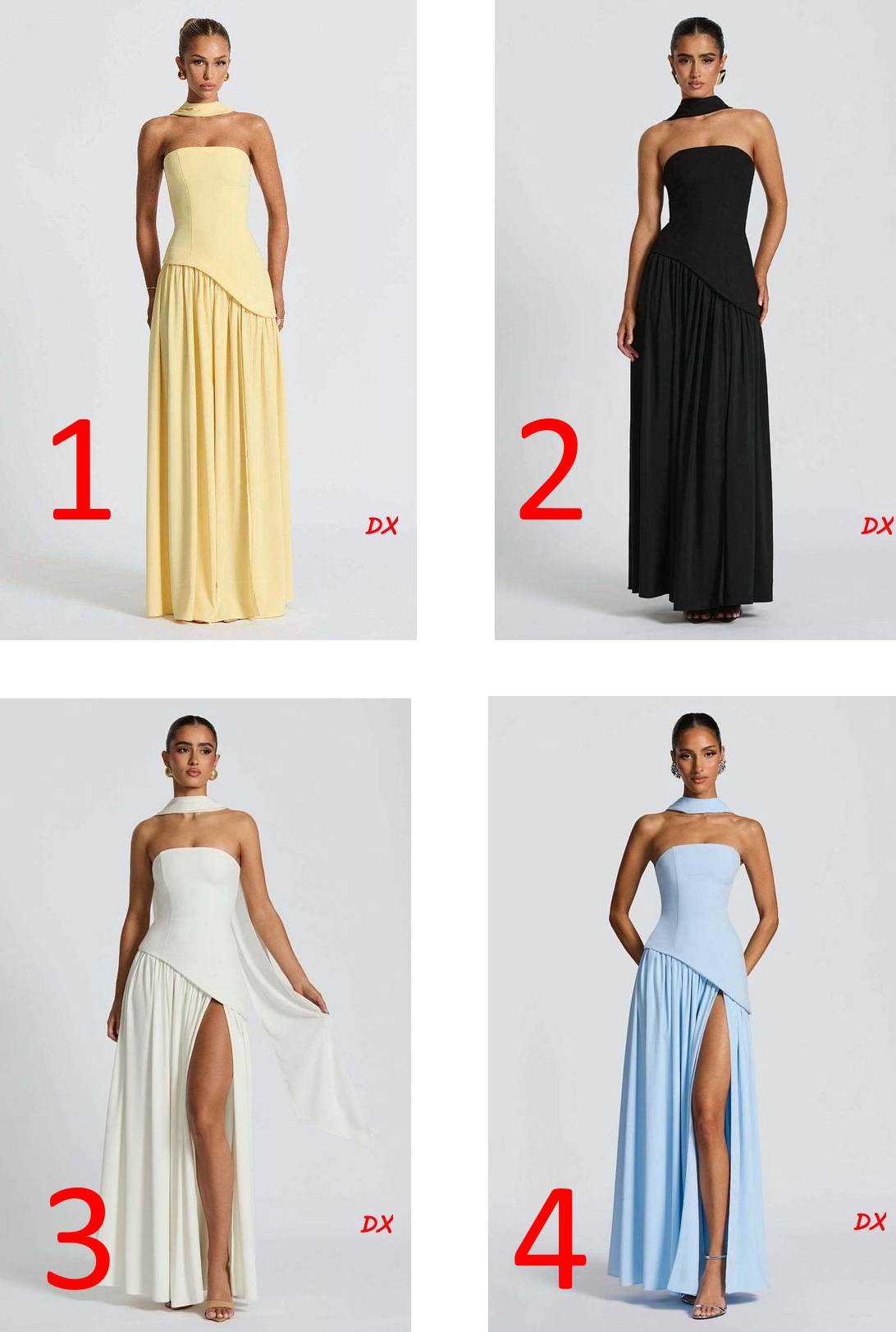 HERVE Party dress wedding prom 4 Color's