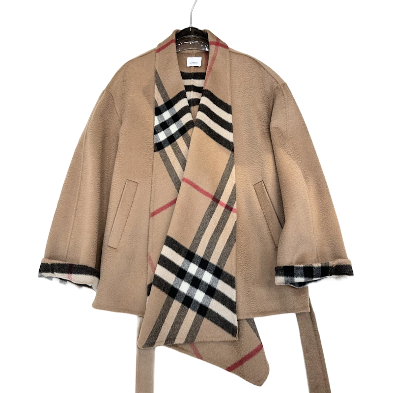 BURBBER  Hooded Woman Wool Jacket 2 Color's Limited