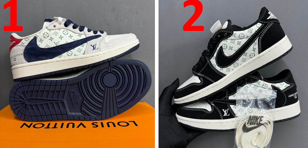 N*KE LU  LOW Sneakers  2 Color's