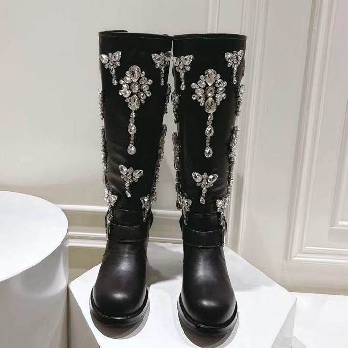 G D Woman Boots  High Jeweled Limited