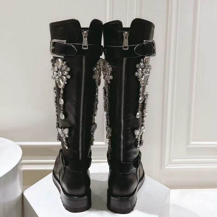 G D Woman Boots  High Jeweled Limited
