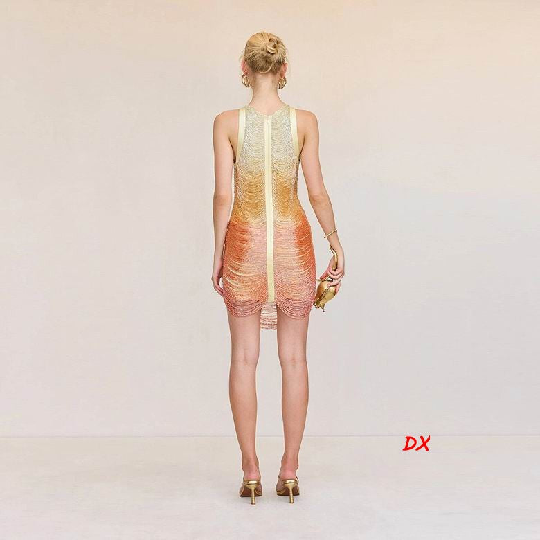 HERVE Party dress Glass beads medison