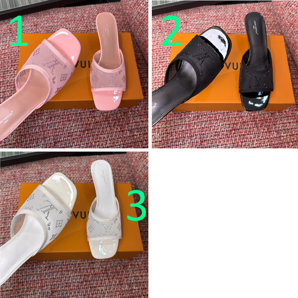 LU Slippers Sandals   Woman 3 Color 's