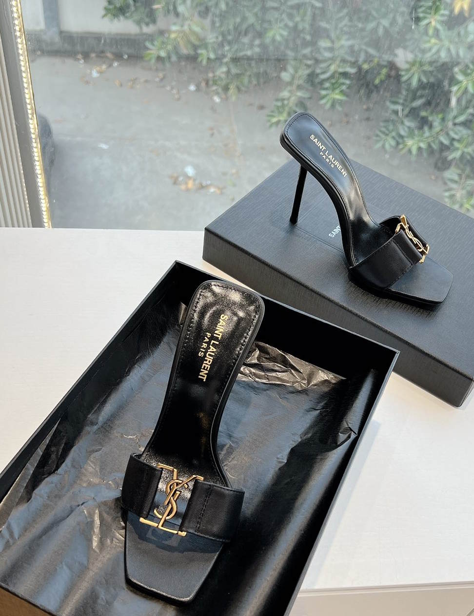 Y L Sandals Slippers High Heels 2 Color's
