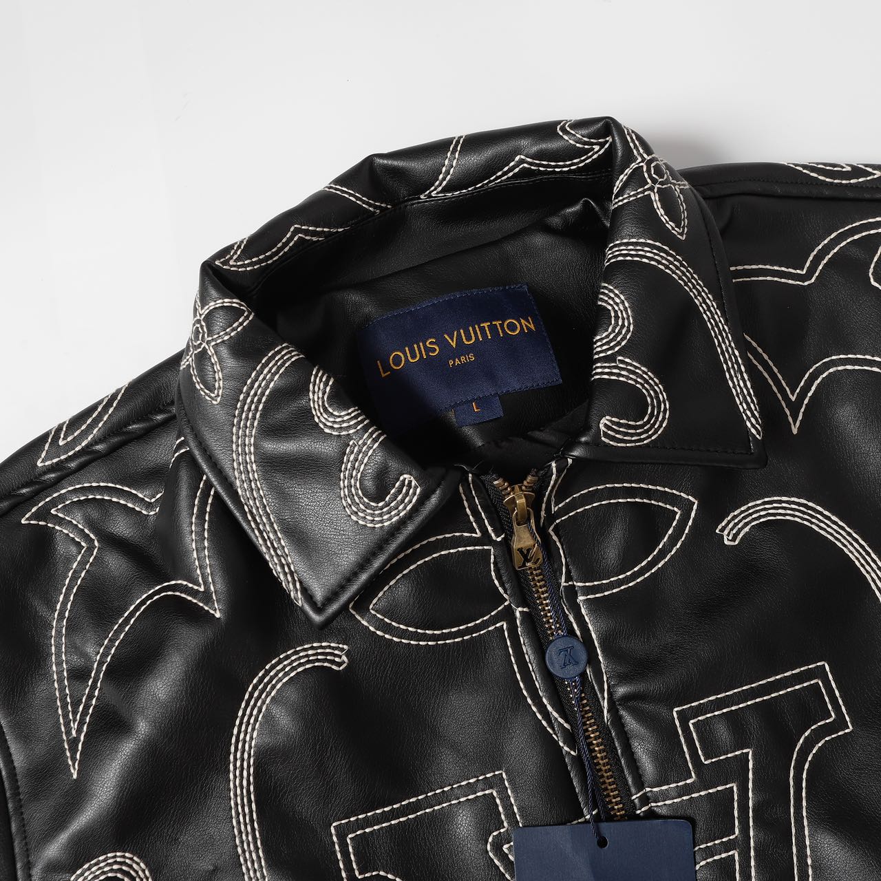 LU leather Jacket Man embroidery's Limited