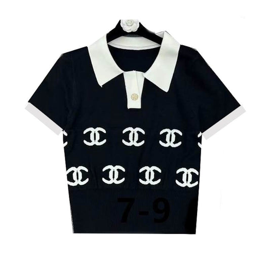 CHL  Tank Knitted Top  T - shirt 2 Color's Woman