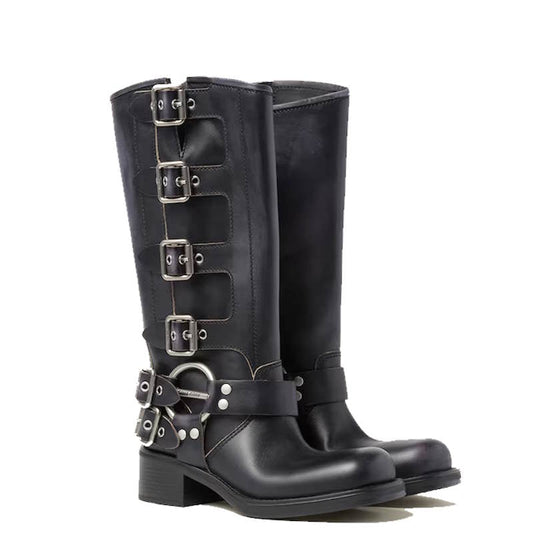 MIU MI  Boots High Cowboy Style