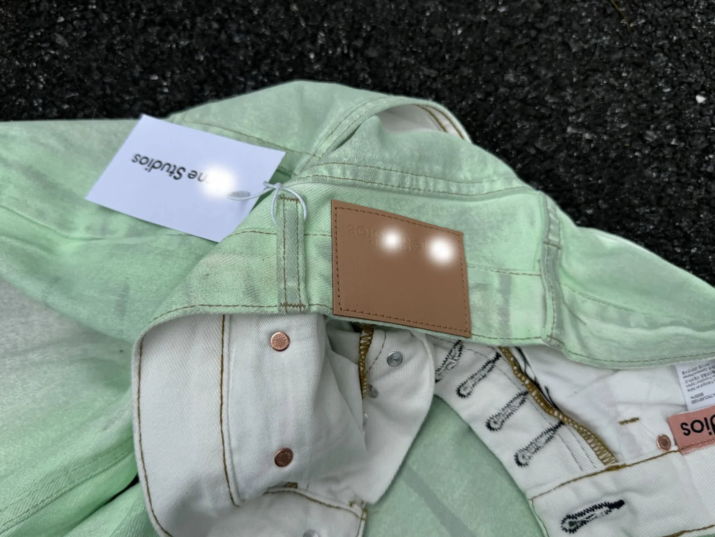 A CNE Pants Glow to the dark Jeans