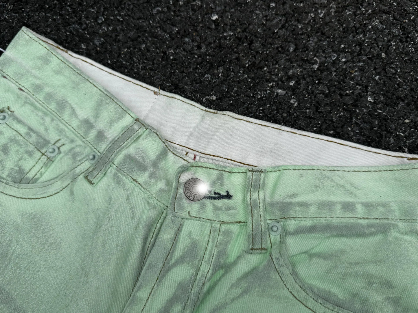 A CNE Pants Glow to the dark Jeans