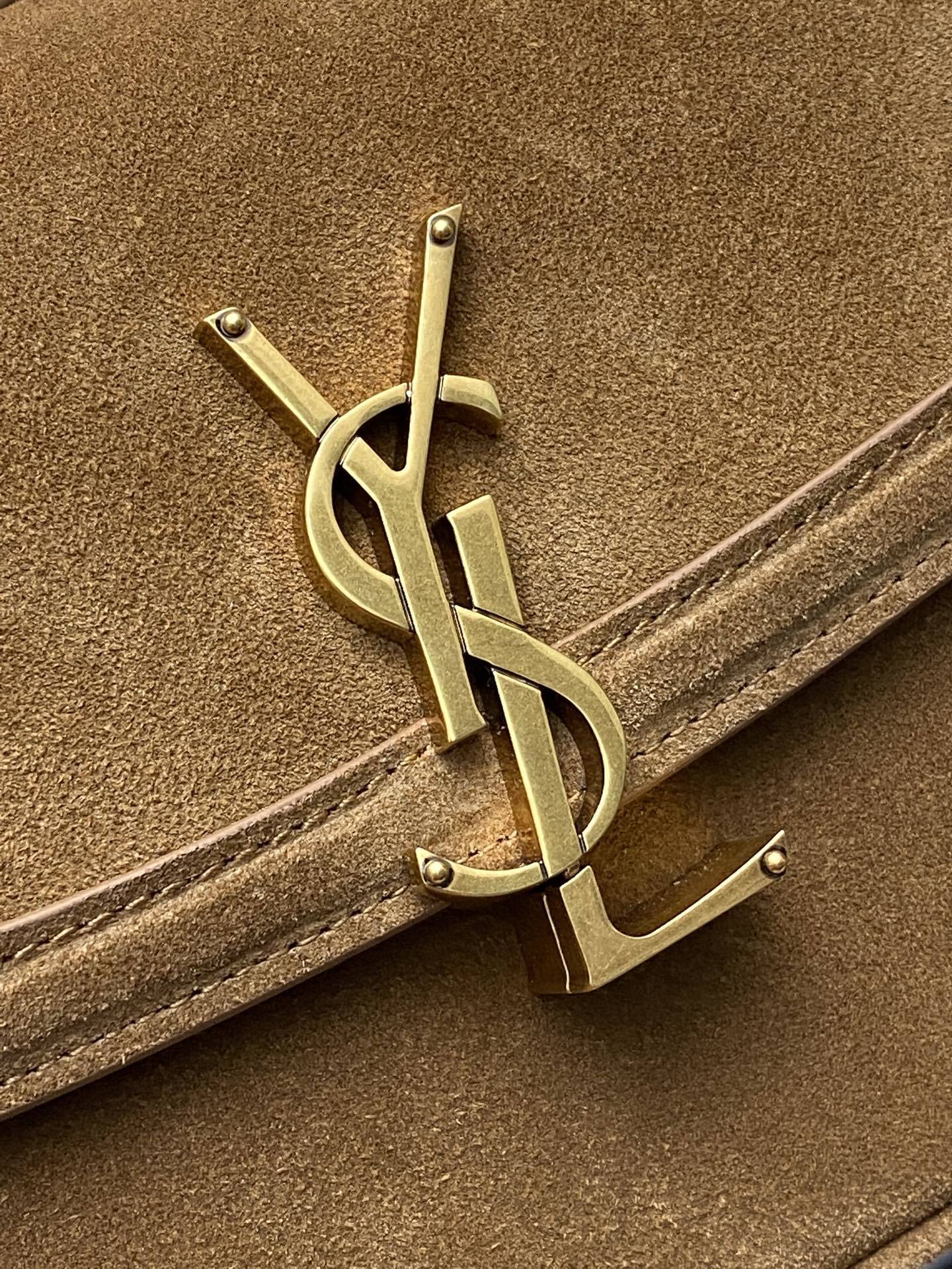 Y L  suede bag Small  19  cm