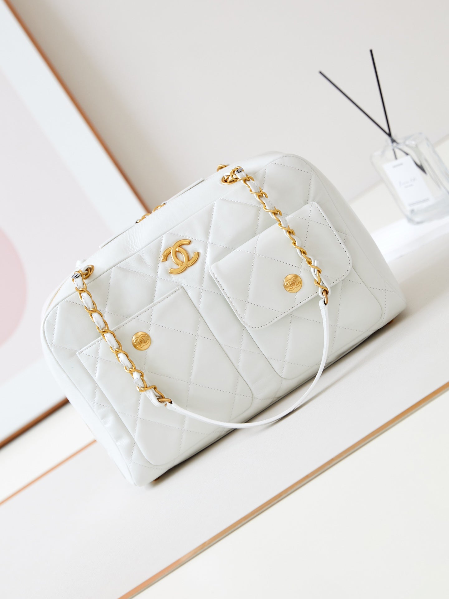 CHL Bag  Large 33 cm White