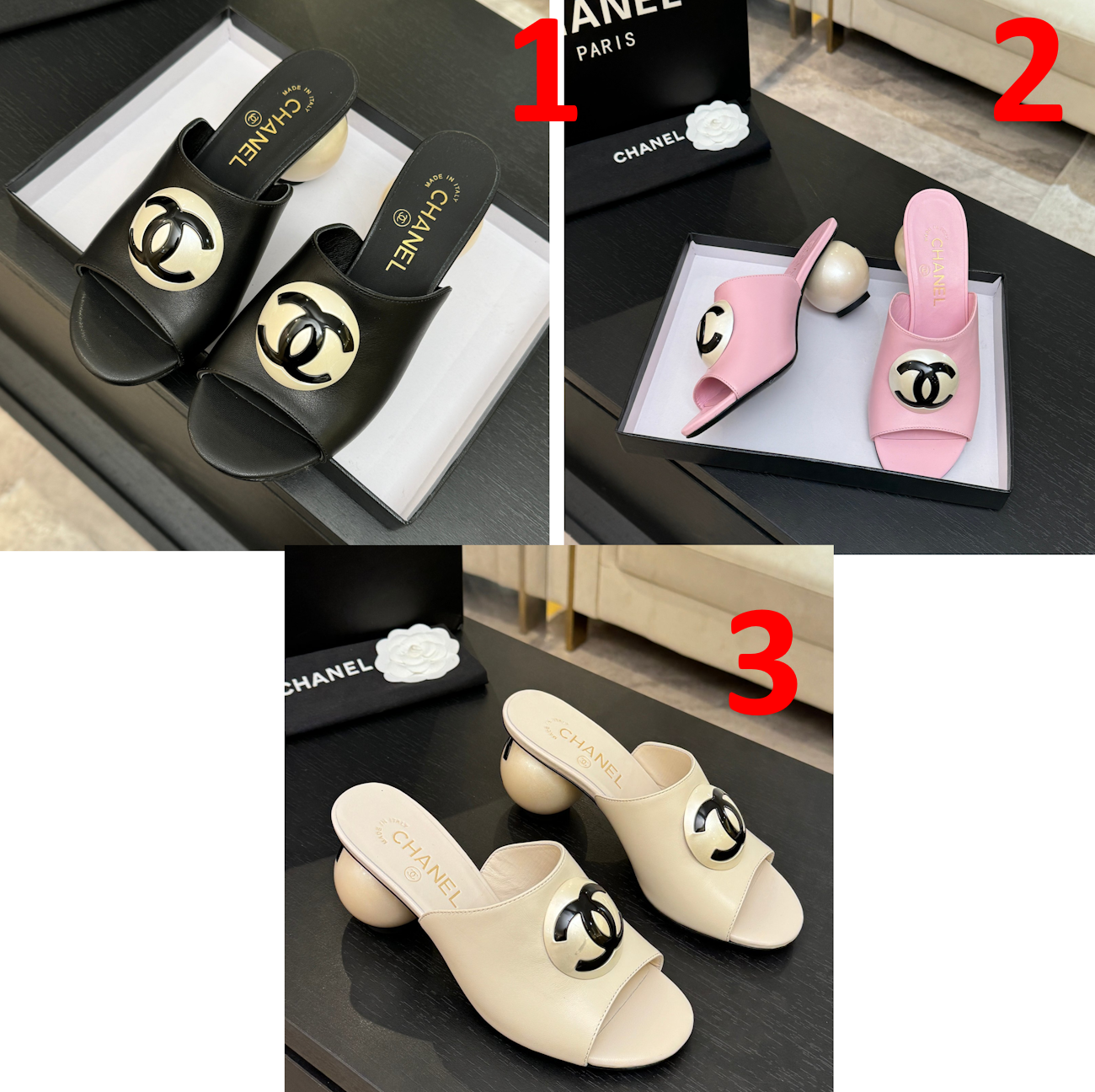 CHL  sandals shoes  Woman 3 Color's