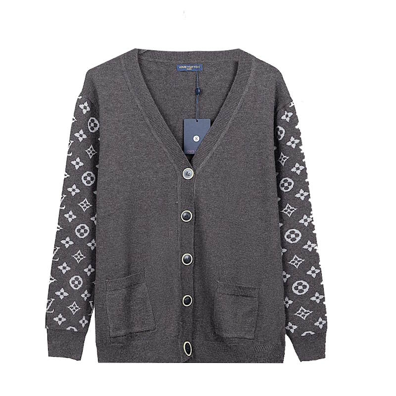 LU knitted Jacket Cashmere Cardigan Man