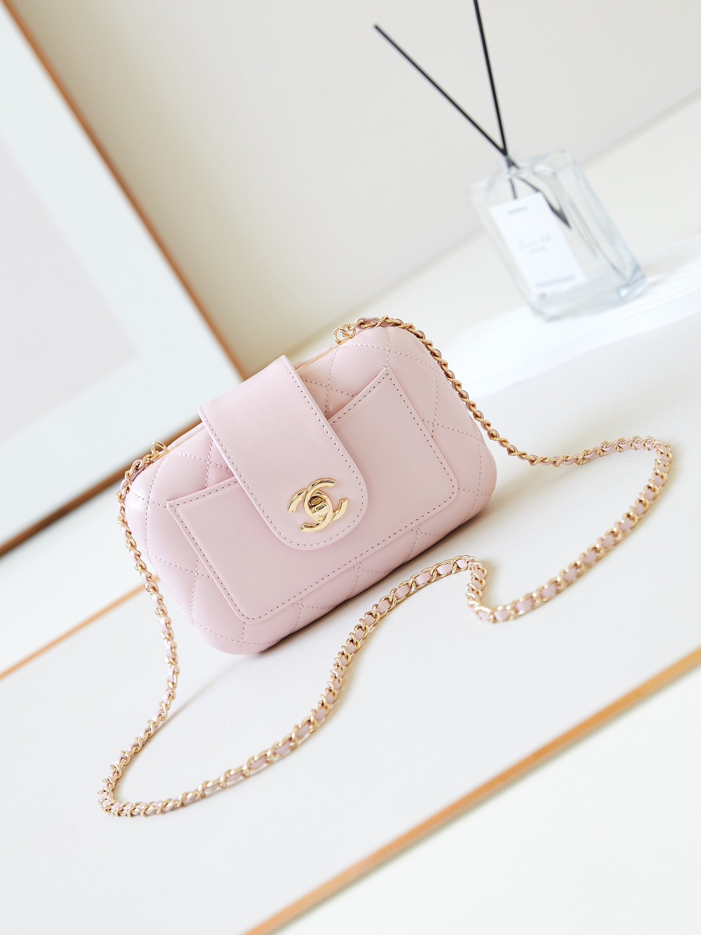 CHL Bag  Clutch pink Xsmall 13 cm