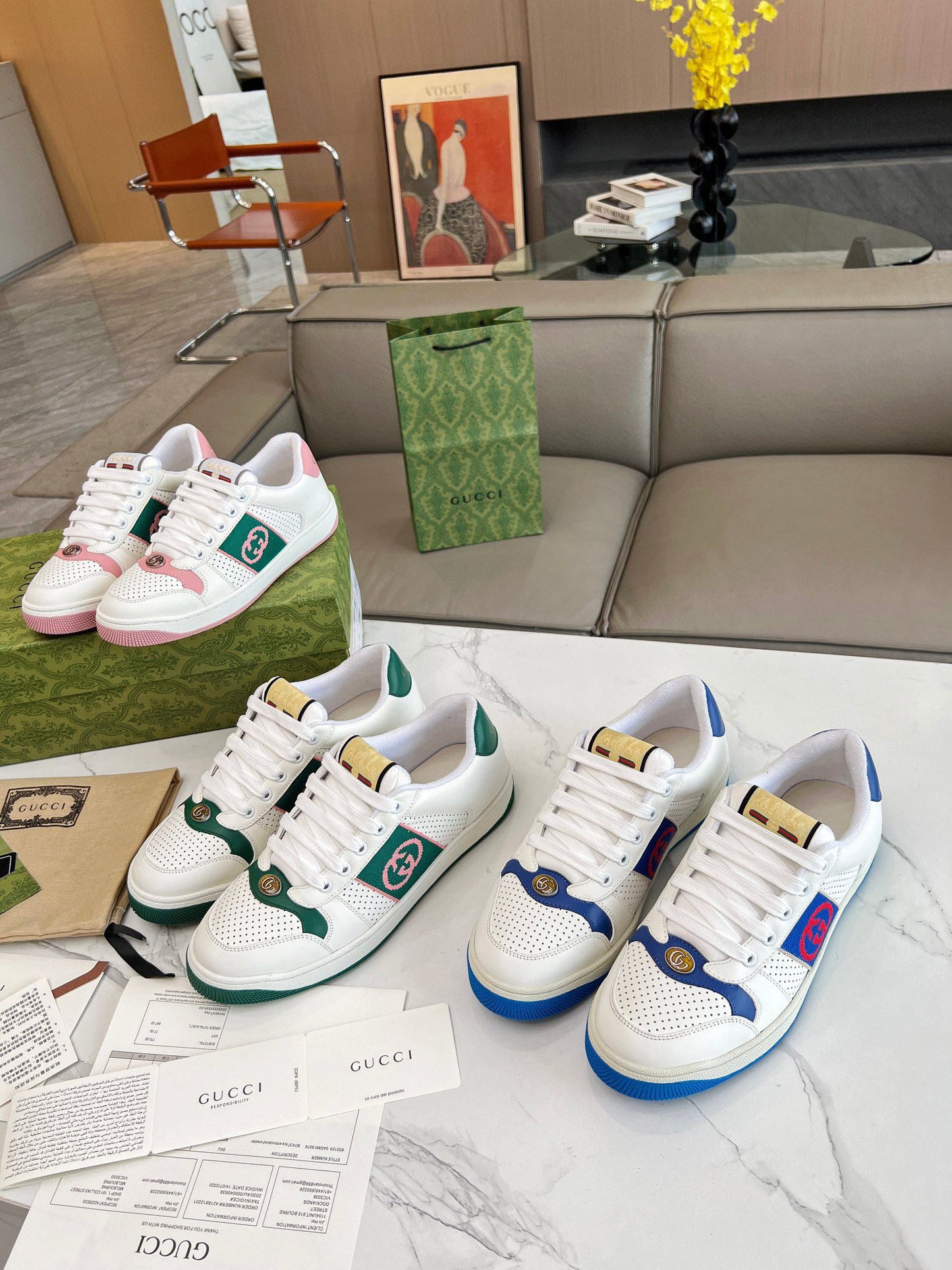 GU  Sneakers Trainers 3 Color's Woman