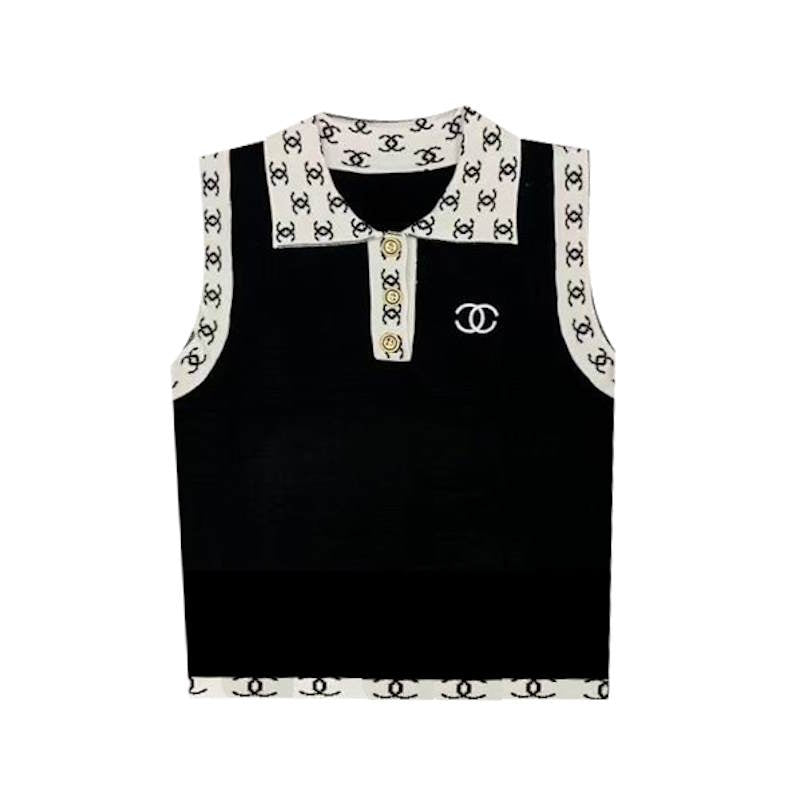 CHL  Tank Knitted Top  T - shirt 3 Color's Woman