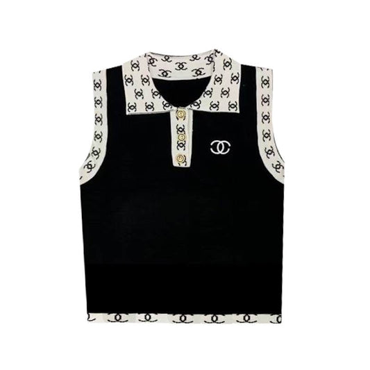 CHL  Tank Knitted Top  T - shirt 3 Color's Woman