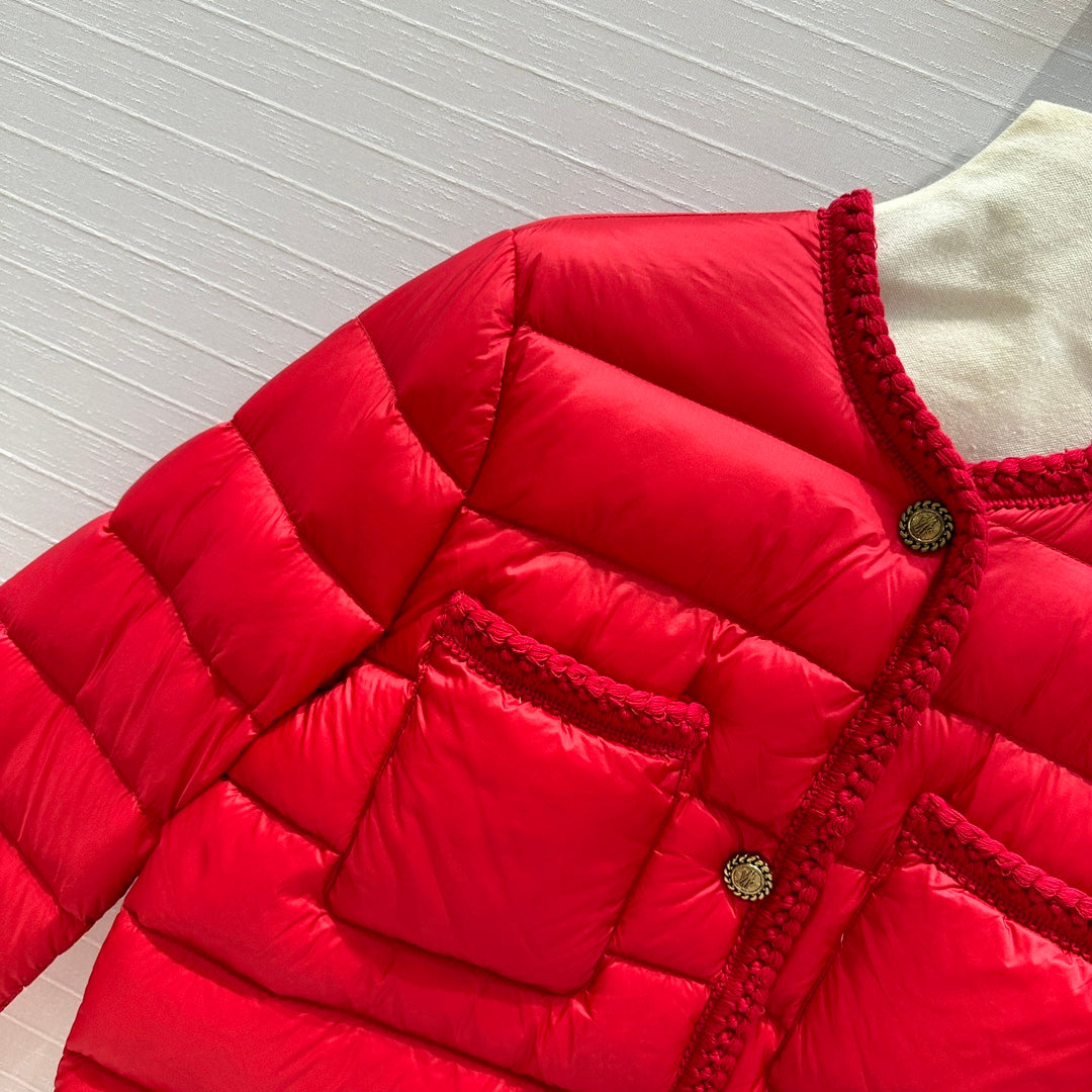 MONCR Lite Down  Jacket Woman  Red