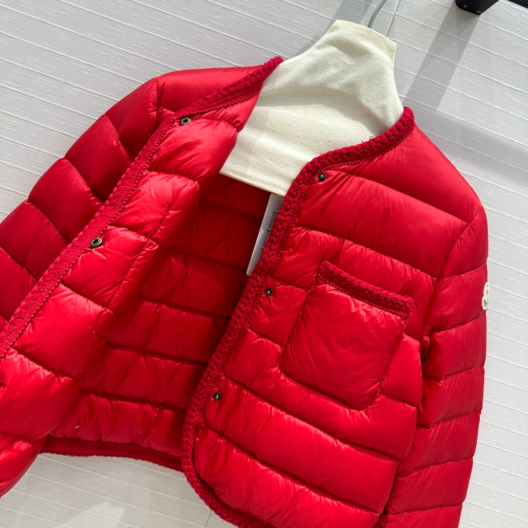 MONCR Lite Down  Jacket Woman  Red