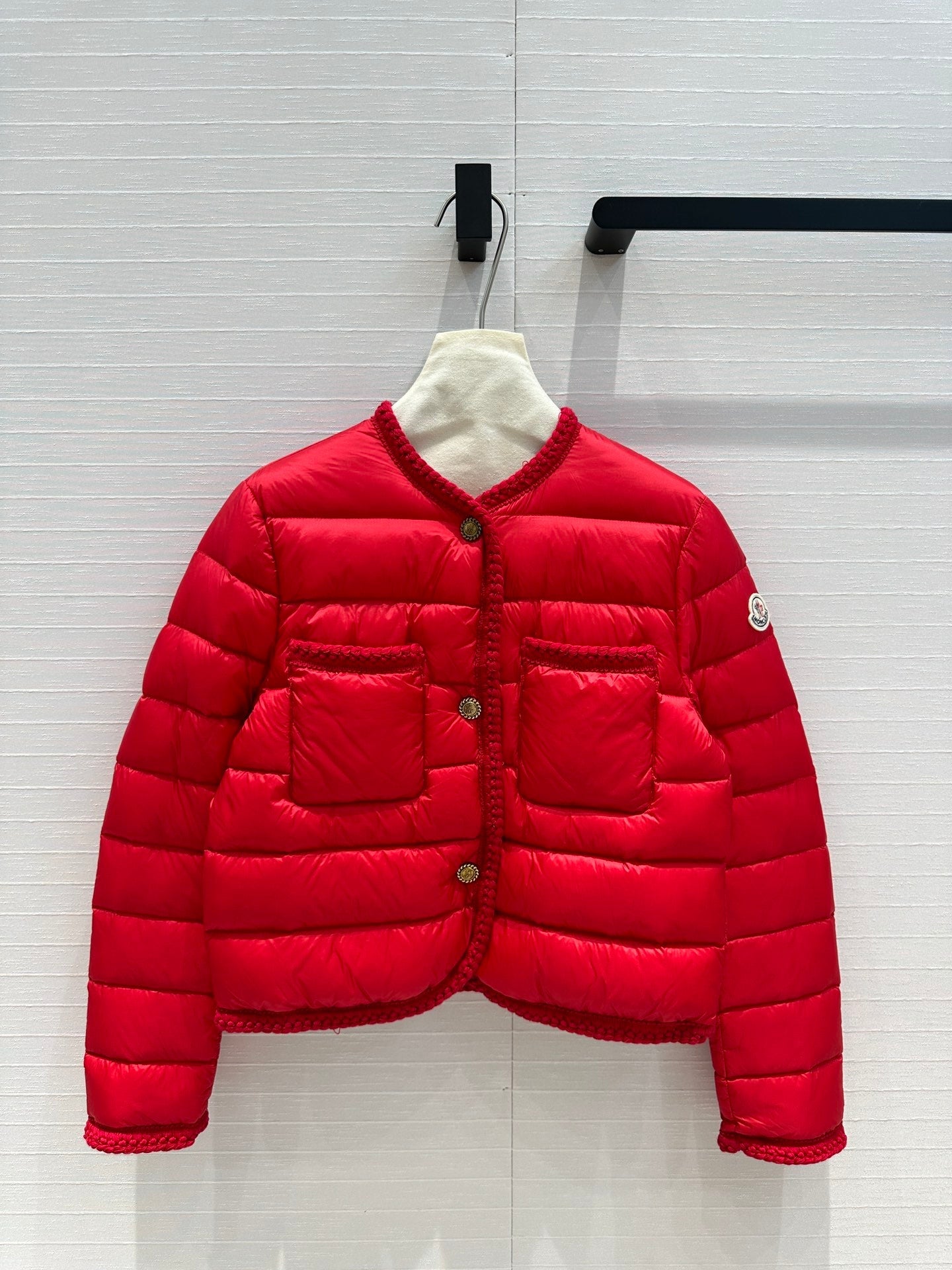 MONCR Lite Down  Jacket Woman  Red