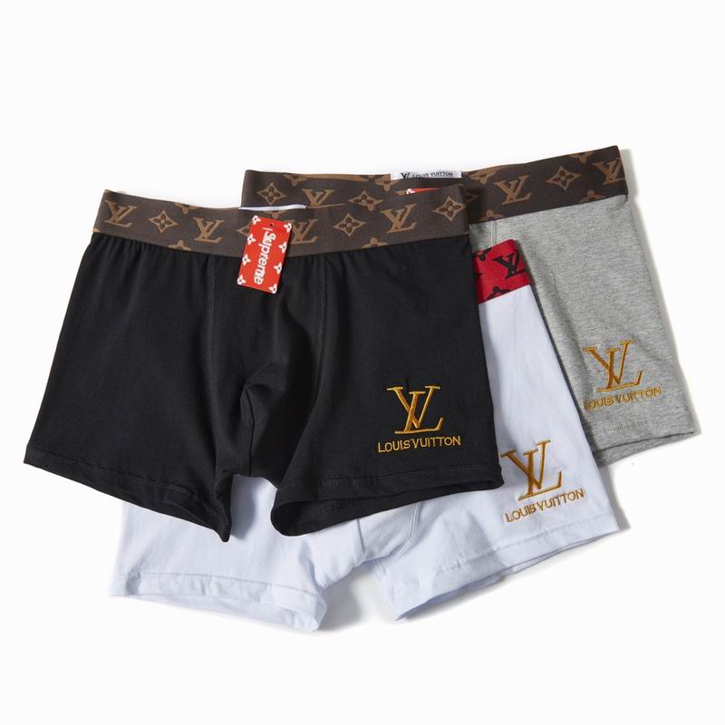 LU Monogram Underwear Mans 3 pcs