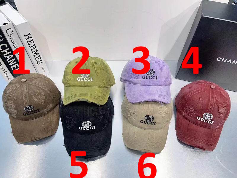 GU Cap Hat 6 Color's