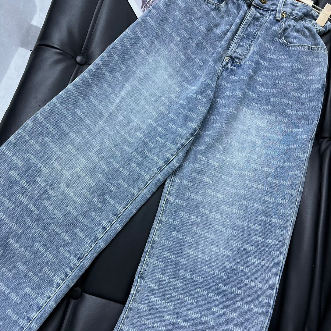 MIU MI  Woman Pants Jeans