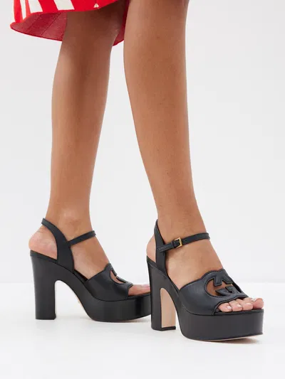 GU Shoes cut out Wedge Heels Platform