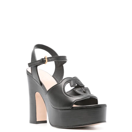 GU Shoes cut out Wedge Heels Platform