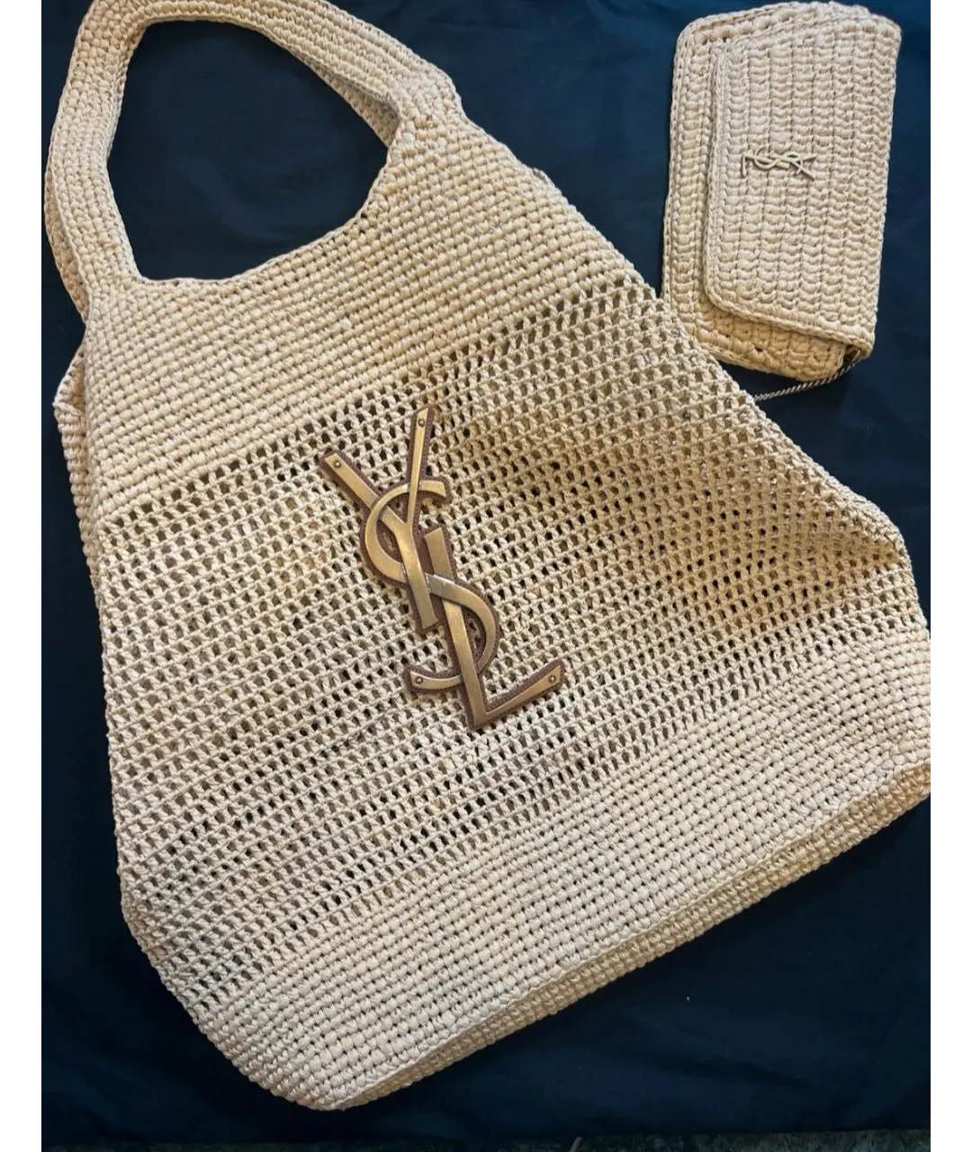 Y L I care  Raffia Bag  55 cm